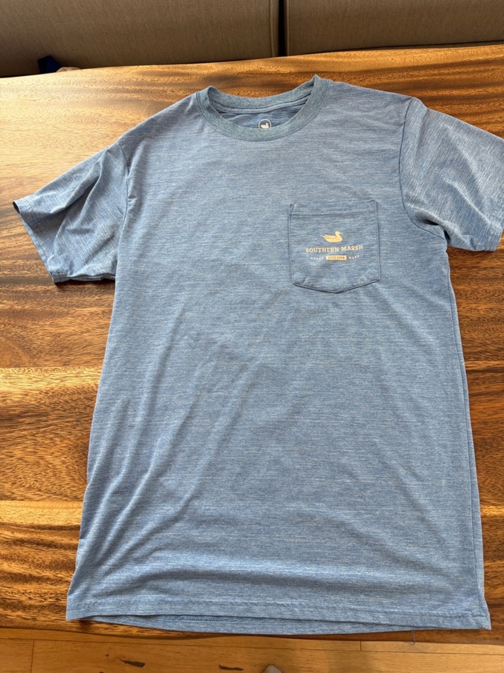 Southern Marsh Men's Light Blue FieldTec Tee